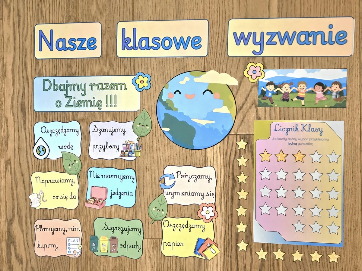 Klasowe wyzwanie: Dbajmy razem o Ziemię — okładka produktu 1