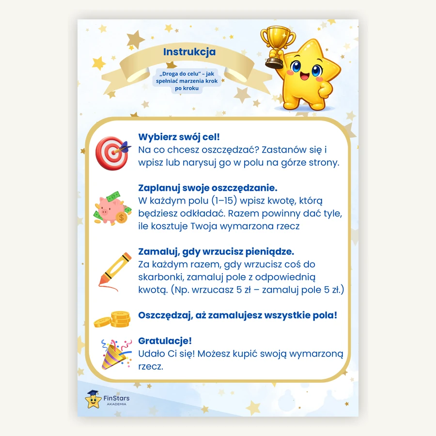 Mini gra „Droga do celu” — podgląd materiałów 3